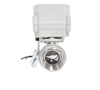 Valvola proporzionale a sfera V da 1'', 2 vie, SS304 DN25, DC9V a 24V, valvola di controllo del flusso for la modulazione del fluido(NPT Thread,OUTPUT PWM SIGNAL_0-5V)