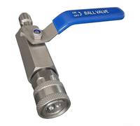 Valvola Rapida 3/8" Acciaio 5000PSI Anti-perdita Valvola Rapida | Connettore quick connect 3/8", montaggio per istantaneo, riduce tempi morti, compatibile hose standard