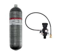 Valvola regolatrice dell'aria a doppio manometro for cilindro in fibra di carbonio da 4500 psi e 300 bar da 4,7 l M18*1,5