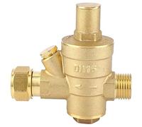Valvola regolatrice di pressione dell’acqua regolabile DN15 1/2", regolatore di pressione in ottone per impianti idrici domestici, massima pressione di esercizio 1,6 MPa con