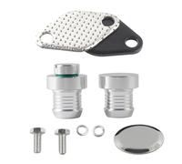 Valvola Ricircolo Gas Per BMW M47N2 M57N2 E46 E90 E60 E61 E83 Valvola Di Raffreddamento Riparazione Sostituire Kit(D'argento)