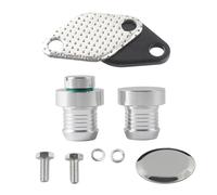 Valvola Ricircolo Gas Scarico Per BMW M47N2 M57N2 E46 E90 E60 E61 E83 Valvola Di Raffreddamento Riparazione Sostituire Kit EGR(D'argento)