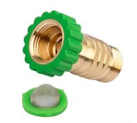 Valvola riduttore di pressione dell'acqua per camper, 40-50 PSI in ottone senza piombo, con schermo filtrante per impianti idraulici camper
