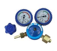 Valvola riduttore di pressione dell'ossigeno antiurto con manometro da 60 mm, corpo in ottone per serbatoio ad alta pressione, regolatore di controllo preciso per saldatura industriale e laboratorio