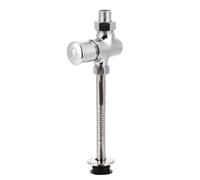 Valvola Ritardo Automatico a Pressione Manuale di Scarico, per Orinatoio | Bagno, Ferro Argento, Design Flessibile, senza Odore, Adatta a Lavabo e Lavello