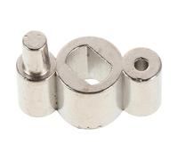 Valvola Rotativa a Albero Centrale per Trombone e Baritono | Three-stage, Destra, Argento Metallico 2, 00x1, 50x0, 90cm, Meccanismo Trigger Rotore