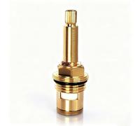 Valvola Rubinetto Lavabo in Ottone Per Acqua Calda E Fredda, Filettatura Da 1/2", Quarto Di Giro, Scanalatura A 20 Denti, Ricambio Cartuccia Rubinetto Bagno (blue,75mm)