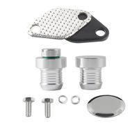 Valvola Scarico Motore Per BMW M47N2 M57N2 E46 E90 E60 E61 E83 Per X5 E70 Per X6 E71 Per X3 E83/E83N Kit Di Riparazione E Sostituzione L Radiatore Lla Valvola(D'argento)