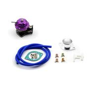 Valvola Scarico Turbo Universale Tipo Universale -R Turbo Blow Off Valve Regolabile 25psi BOV. Dump/Adapter 5 Colors(Purple)