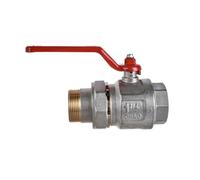 VALVOLA SFERA A BOCCHETTONE ITAP 11/2" M.F. A LEVA 098 OTTONE