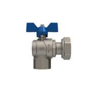 VALVOLA SFERA FARFALLA A SQUADRA EVOLUTION FEMM DADO GIREVOLE 3/4x3/4 DN20 PN40