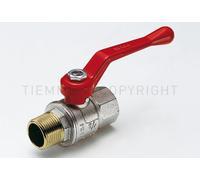 Valvola sfera portagomma leva mf ff pn 25 8 1 2 3 4" rubinetto giardino metallo