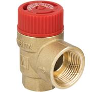 Valvola sicurezza MS 1/2"x3/4" 6 bar impianti riscaldamento 42392
