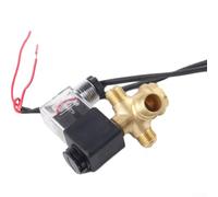 Valvola silenziosa per compressore d'aria, solenoide pneumatica dell'olio e valvola di ritegno, valvola di sfiato silenziosa per utensili per pompe d'aria, alluminio pressofuso, opzioni A/B/C/D/E (B)