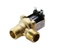 Valvola solenoide 220 V DC 12 V 24 V DN15 G1/2 1/2 elettrovalvola elettrica in ottone normalmente chiusa interruttore di ingresso dell'acqua con filtro (24 V)