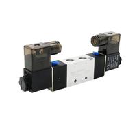 Valvola solenoide 220 V pneumatica 4V220-08 aria 5 vie 2 posizioni 1/4" bobina in lega interna DC 12 V DC 24 V AC110 V 1 pezzo (4V220-08, AC220)