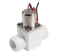 Valvola solenoide a impulsi in plastica bistabile interruttore automatico per WC, G1/2 pollici, 0,02-1,0 MPa, compatibile con servizi igienici e sistemi di irrigazione (211B)
