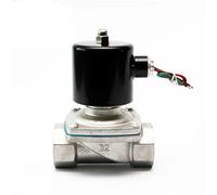 Valvola solenoide a membrana normalmente chiusa da 1-1/4 pollici, 2/2 vie, aria e acqua, 24 V, acciaio inossidabile, 1 pezzo (VITON-SEAL_24VAC_NORMALLY CLOSED)