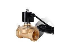 Valvola solenoide a solenoide normalmente chiusa DN50, in ottone, da 2 pollici, 110 V, 24 V, 12 V, 24 V, per sott'acqua (NPT-380VAC-VITON-SEAL)