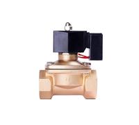 Valvola solenoide da 3/4" 1" 1-1/4" 1-1/2" 2" per acqua aria olio elettrico normalmente chiuso 220v 12v 110v 24v per lavori di lunga durata (NPT-12VDC, 5,1 cm)
