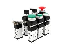Valvola Solenoide Di Spinta MV, Interruttore Pneumatico, Pulsante Manuale, Valvola Meccanica A Due Posizioni, Valvola Di Controllo Dell'inversione Del Cilindro A Rulli JM(MV322-TB)
