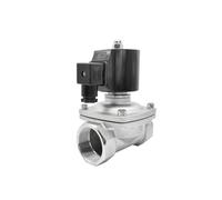 Valvola solenoide impermeabile in acciaio inossidabile da 1-1/2 "Valvola solenoide normalmente chiusa 24V 12V 220V 110V (NPT_24VAC_NBR-Seal)