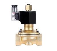 Valvola solenoide in ottone da 1 pollice normalmente aperta per acqua/gas valvole 1Pcs(BSP_24VAC_NBR-Seal)