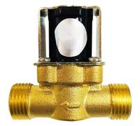 Valvola solenoide in ottone da 24 V, dimensione della porta da 1/2 pollice per applicazioni di macchinari, design normalmente chiuso con ampio intervallo di pressione dell'acqua e connessione