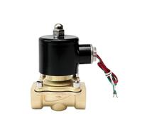 Valvola solenoide in ottone normalmente chiusa da 1/8" 1/4" 1/2" 3/4" 1" 2" normalmente chiusa in ottone 220V 24V 12V 24VAC elettrovalvola per acqua olio aria (1/8", VITION-Seal_24VAC)