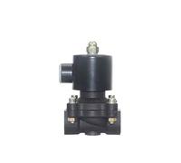 Valvola solenoide in plastica da 1/2 "Valvola solenoide dell'acqua normalmente chiusa AC220V DC24V DC12V Tipo a diaframma ad azione diretta (24VDC-24H Tipo di lavoro)