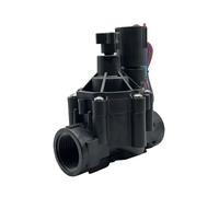 Valvola solenoide normalmente chiusa da 1/2" 3/4" 1" con regolazione del flusso 220V 12V 24V per irrigazione del paesaggio del giardino agricolo (1", 12VDC)