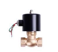 Valvola solenoide normalmente chiusa in ottone da 3/4" 220V 24V 200 gradi ad alta temperatura elettrovalvola a vapore (DC24)