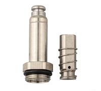 Valvola solenoide per regolatore di anidride carbonica, bobina per acquario, filettatura 8 mm, lunghezza 52 mm, valvola di riduzione della pressione in metallo (2)