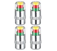 Valvola Stem Cap - Tire Pressure Valve Caps | 36psi Easy To Read Sensor | Capsule Di Asta Della Valvola Per Auto Moto Rimorchi Camion E SUV Guida A Lunga Distanza