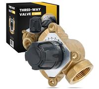 Valvola termostatica a 3 vie - Regolazione riscaldamento a pavimento-centrale - DN25 - Valvola temperatura acqua