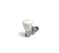 Valvola termostatica a squadra 1/2x16 multistrato cromo Bianco
