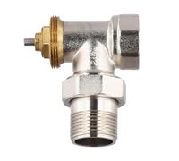 Valvola termostatica angolare in ottone DN15 per installazione verticale flessib
