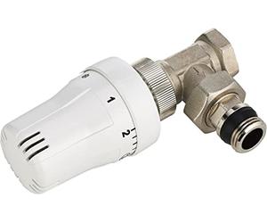 Valvola Termostatica Angolare per Radiatore MH 3/8 | Regolazione Automatica della Temperatura | Comfort e Risparmio Energetico | NOYON & THIEBAULT