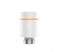 Valvola termostatica del radiatore intelligente WiFi con controllo vocale, riscaldamento programmabile TRV per Tuya per app Smart Life, blocco bambini rilevamento finestre antigelo, connessione