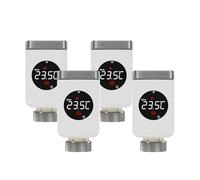 Valvola Termostatica For Radiatore Tuya Smart Zigbee Hub Gateway TRV Termostato For Riscaldamento Wi-Fi Risparmia Sui Costi Di Riscaldamento Energetico(TRV801Z 4PCS)