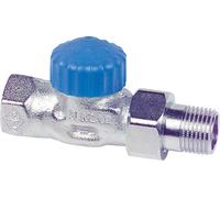 Valvola termostatica Heimeier ghisa rossa nichelata R 1/2 diametro