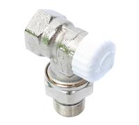 Thermostat-Ventilunterteil V-Exact II Forma di Angolo Dn 20 Nichelato Heimeier