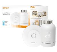 Imou Kit Termostato. Comprende hub ZG2-EU e valvola TRV1, La valvola TRV1 viene fornita con 6 adattatori di montaggio, rilevamento finestra aperta, pr Imou
