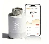 Valvola termostatica intelligente per radiatore, valvola termostatica programmabile per il controllo della casa intelligente, facile installazione, risparmia sui costi di riscaldamento