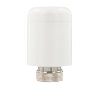 Valvola termostatica intelligente per zigbee Tuya per gateway, controllo app controller radiatore con programma settimanale, blocco bambini, bianco