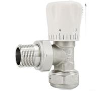Valvola Termostatica Ottone Dritta Radiatori Alluminio(D) | Costruzione ottone H59, resistente corrosione, guarnizione silicone anti-perdita, per acqua calda