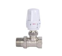 Valvola Termostatica Ottone Radiatori | Valvola automatica diritta for controllo temperatura riscaldamento a pavimento.(3/4")