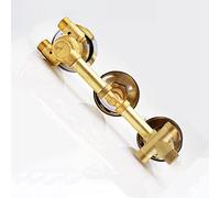 Valvola termostatica per doccia a 3 vie in ottone con controllo della temperatura, cartuccia automatica da 1/2", connessione filettata per sistemi a 2/3/4/5 vie, durevole e affidabile