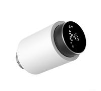 Valvola termostatica per radiatore con supporto nativo per Zigbee per programmi di riscaldamento a controllo vocale e analisi del consumo energetico tramite app (1 pz)