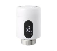Valvola termostatica per radiatore Zigbee, 55,5 x 81 mm, compatibile con termostato WiFi, supporta app telecomando e temporizzazione